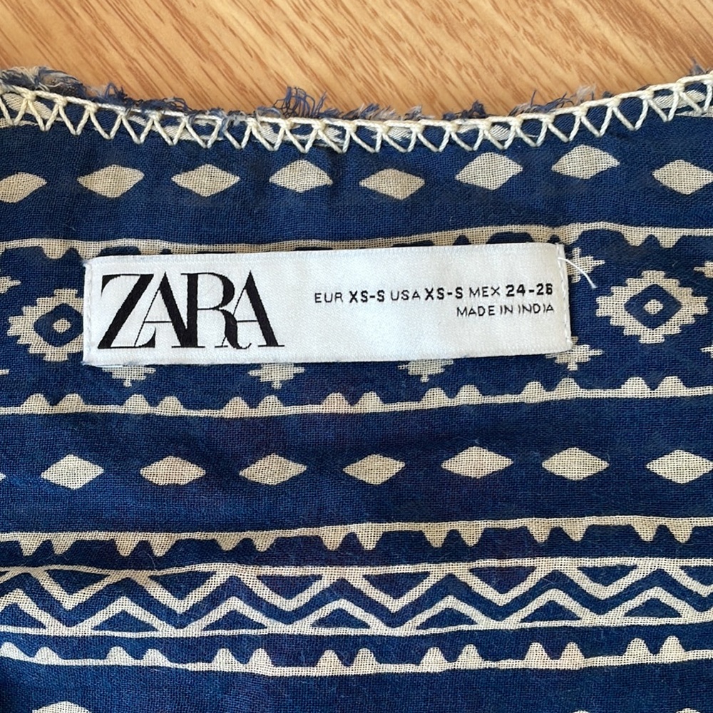 Zara Embroidered Printed Kimono - Picture 6 of 9